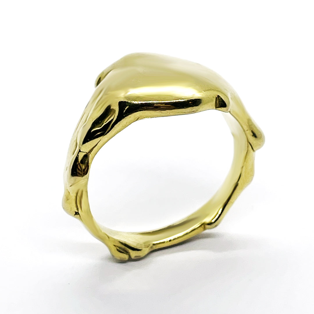 12. Dripping Signet Ring