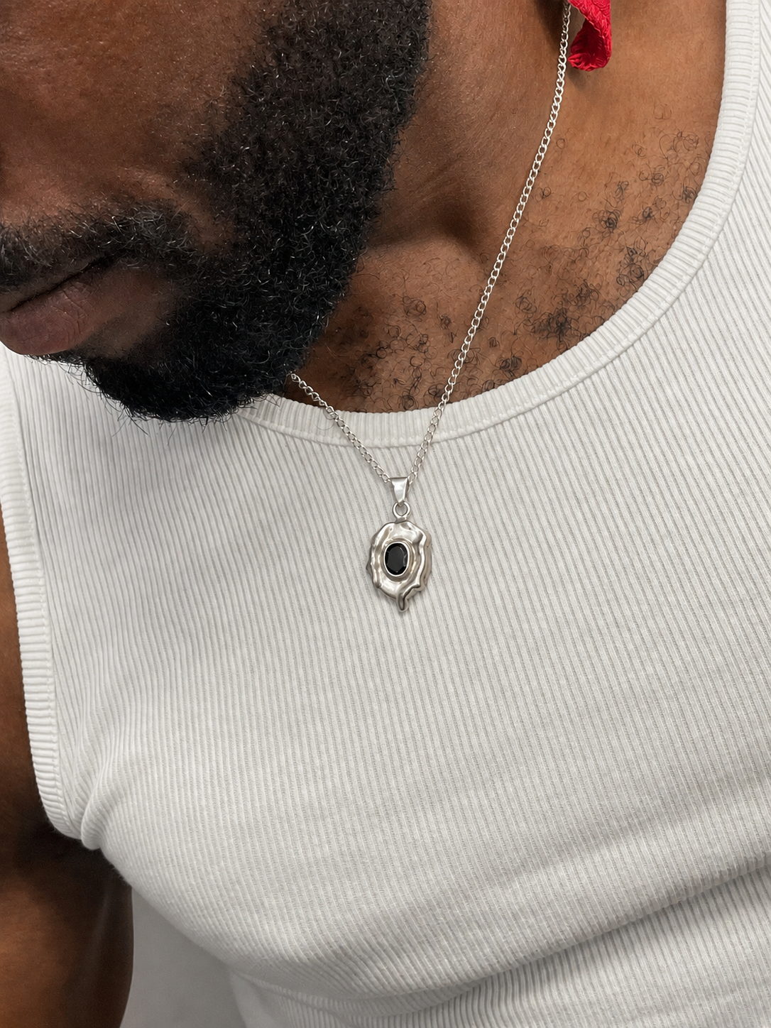 14. Dripping Garnet Pendant