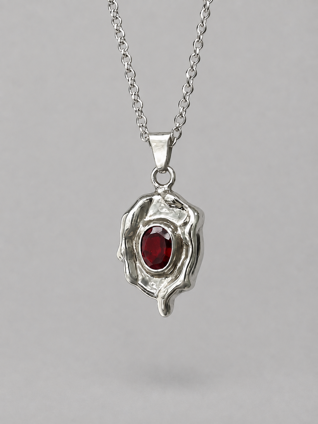 14. Dripping Garnet Pendant