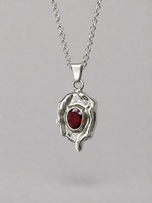 14. Dripping Garnet Pendant