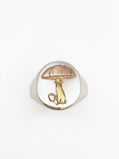 19. Magic Mushroom Signet Ring