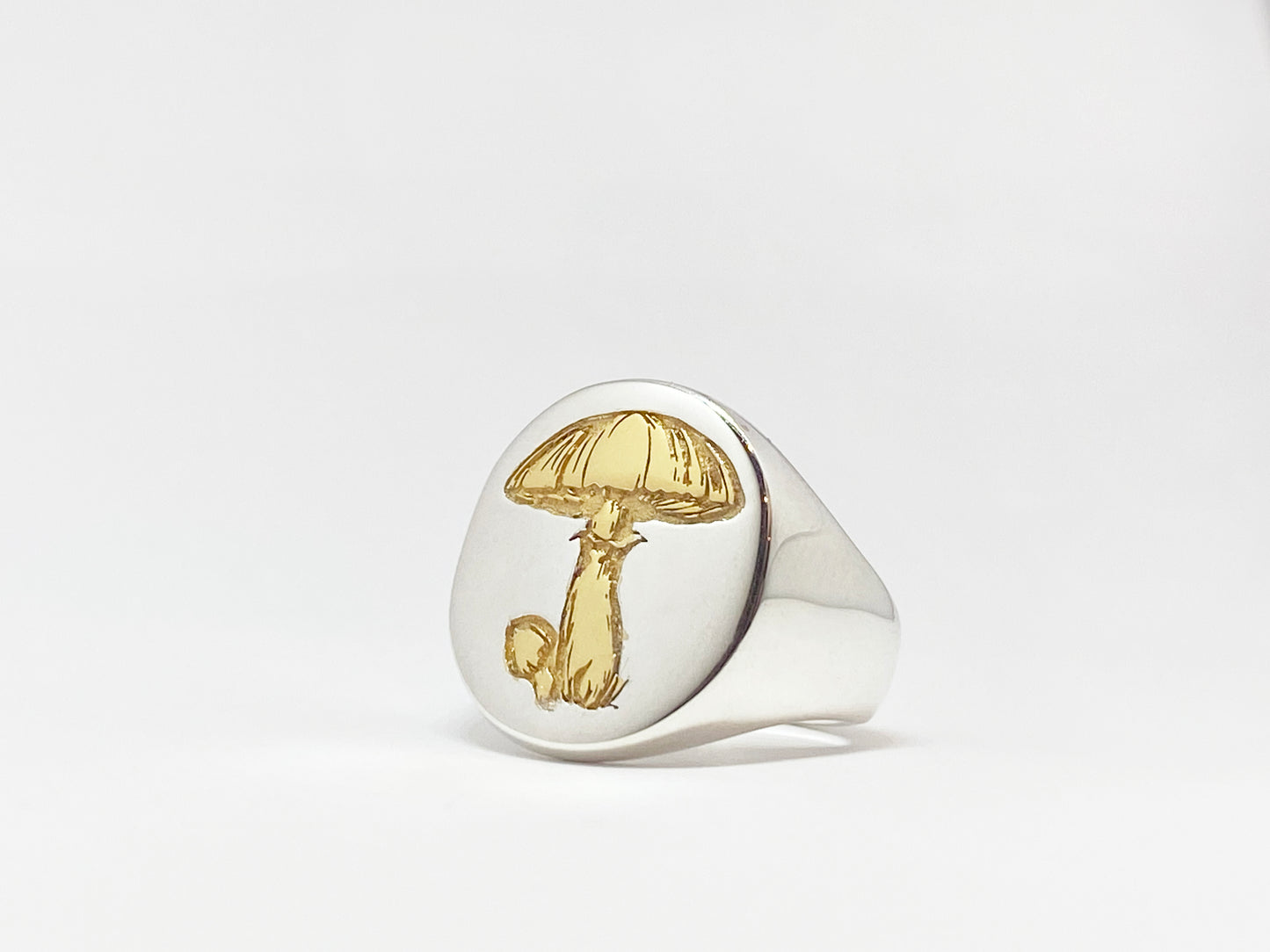 18. Magic Mushroom Signet Ring