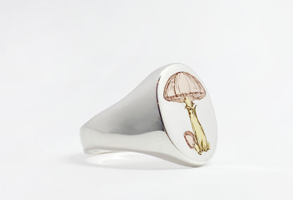 19. Magic Mushroom Signet Ring