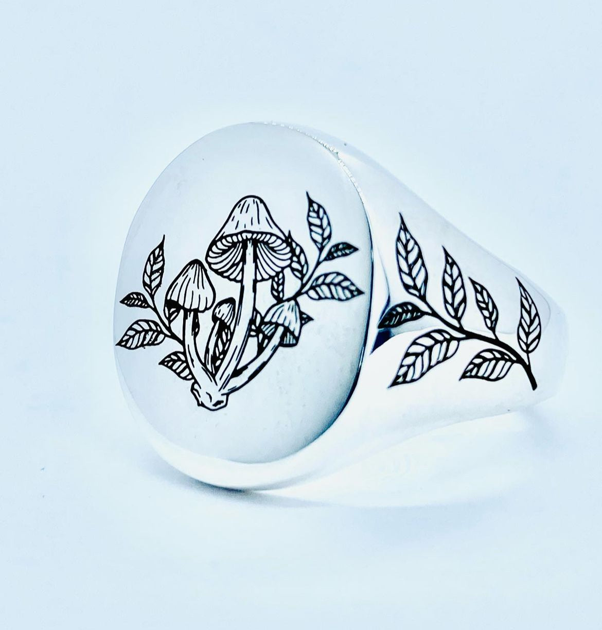 20. Magic Mushroom Signet Ring