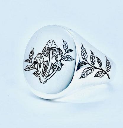 20. Magic Mushroom Signet Ring