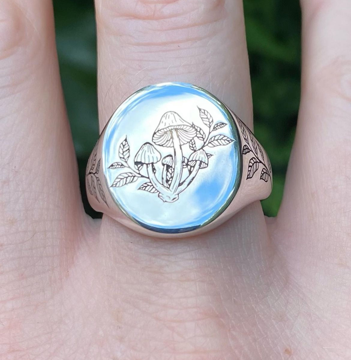 20. Magic Mushroom Signet Ring