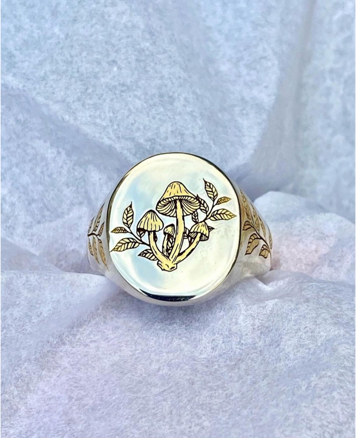 21. Magic Mushroom Signet Ring