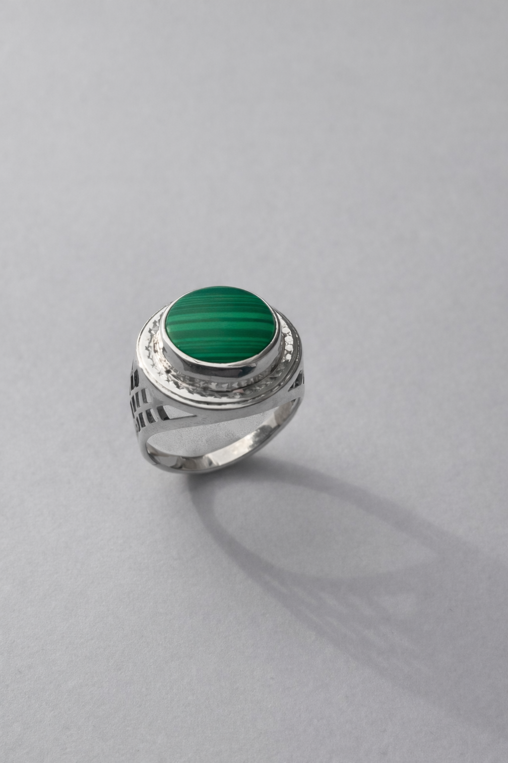 10. Malachite Signet Ring